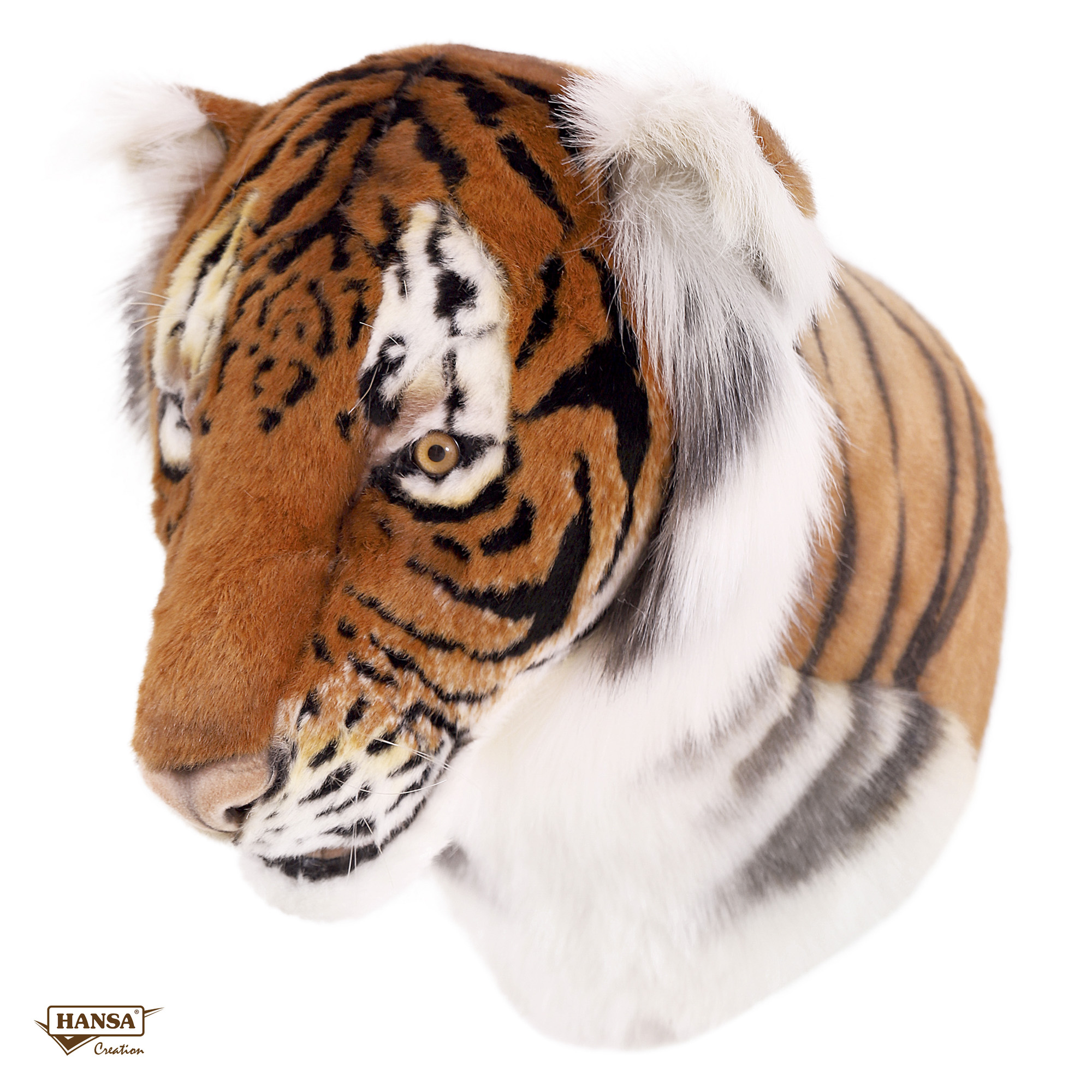 7140 Декоративная игрушка Голова тигра на стену, 35 см
